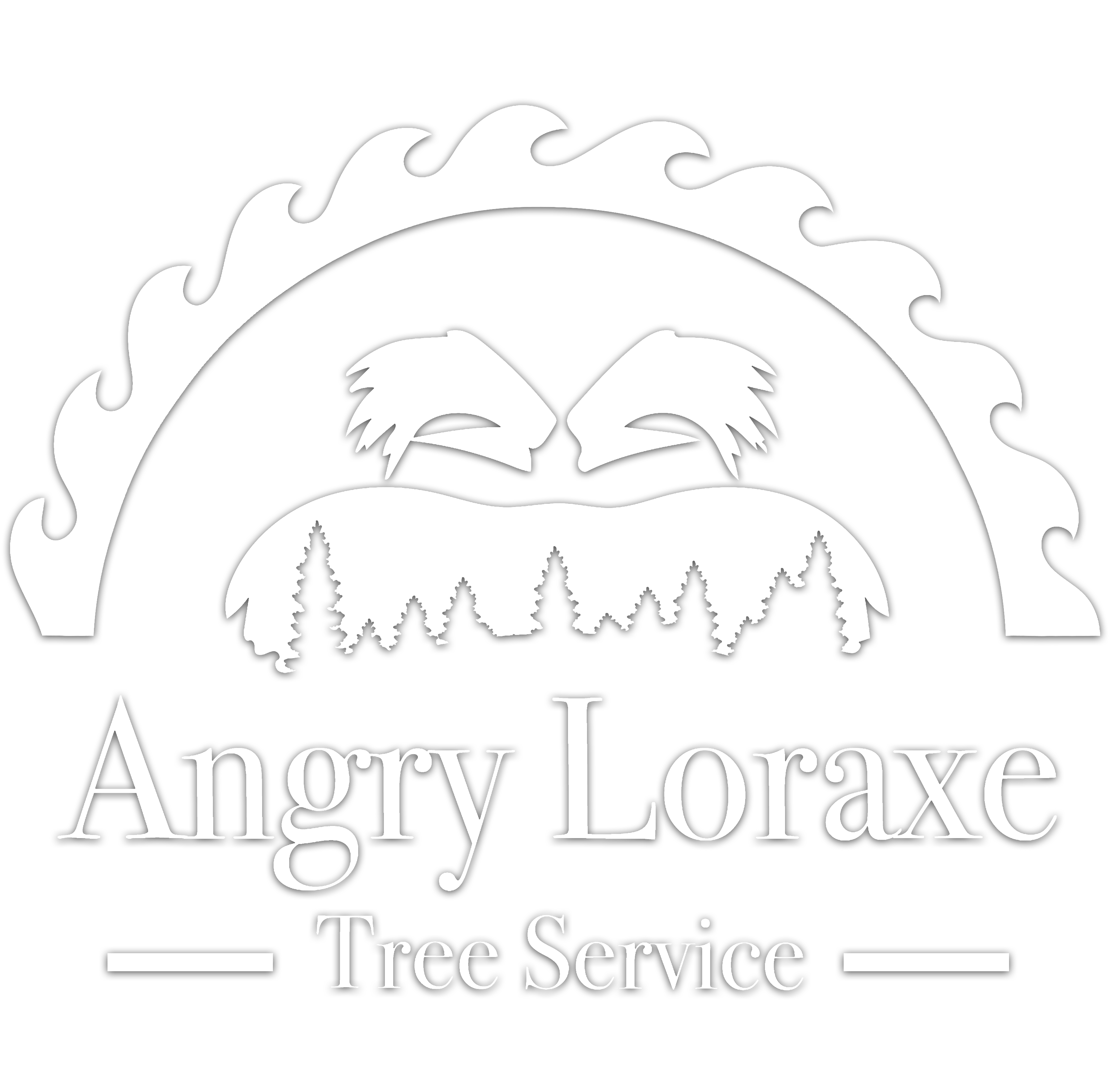 Angry Lorax Tree Service Logo